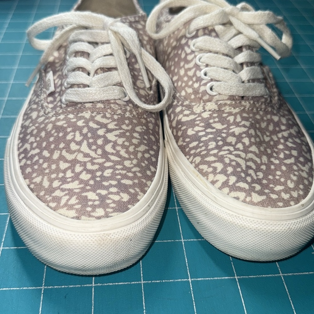 Vans Eco Theory UltraCush Dusty Pink Animal/Etherea Print Skate Shoes Size 9.5 - Picture 2 of 13